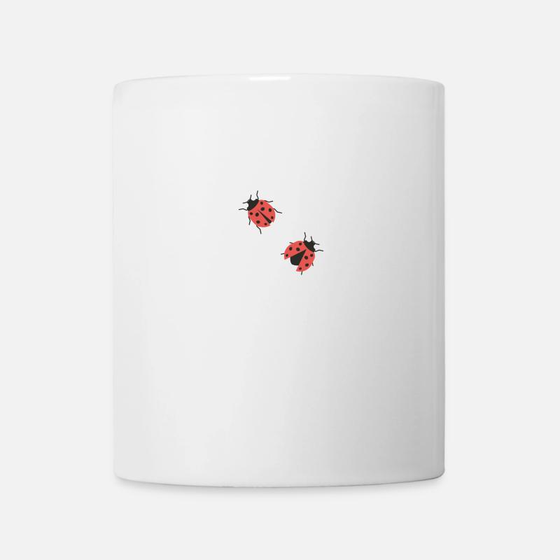coccinelles - Mug blanc - blanc