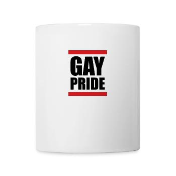 GAY PRIDE - Mug blanc - blanc - Devant