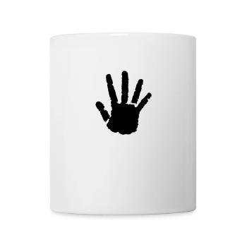 Main Noire Onizuka Style - Mug blanc - blanc - Devant