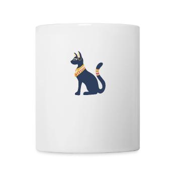 Göttin Bastet - Katze von Ägypten - Tasse - Weiß - Vorne