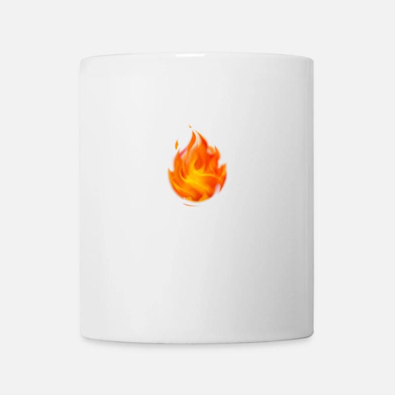 Feuer - Tasse - Weiß