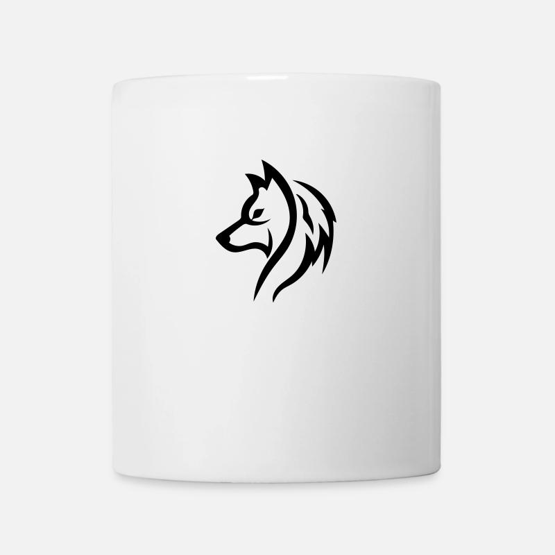 Wolf - Tasse - Weiß