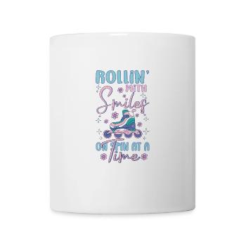 Inline Rollerblades Blade Rollin With Smiles Gifts - Mug - white - Front