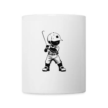 Baseball Boy - Sport Design - Tasse - Weiß - Vorne