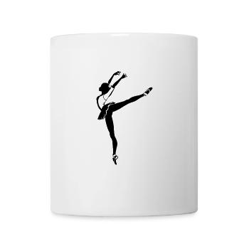 Ballet Dancer Illustration - Sports Design - Tasse - Weiß - Vorne