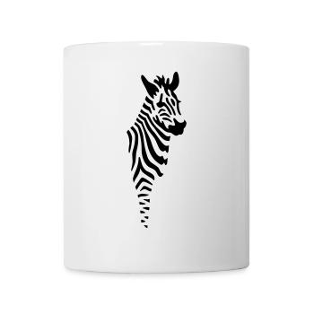 Zebra - Tasse - Weiß - Vorne