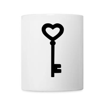 The heart key - Mug - white - Front
