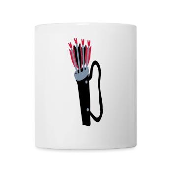 Archery quiver and arrows design by Patjila - Mug - white - Front