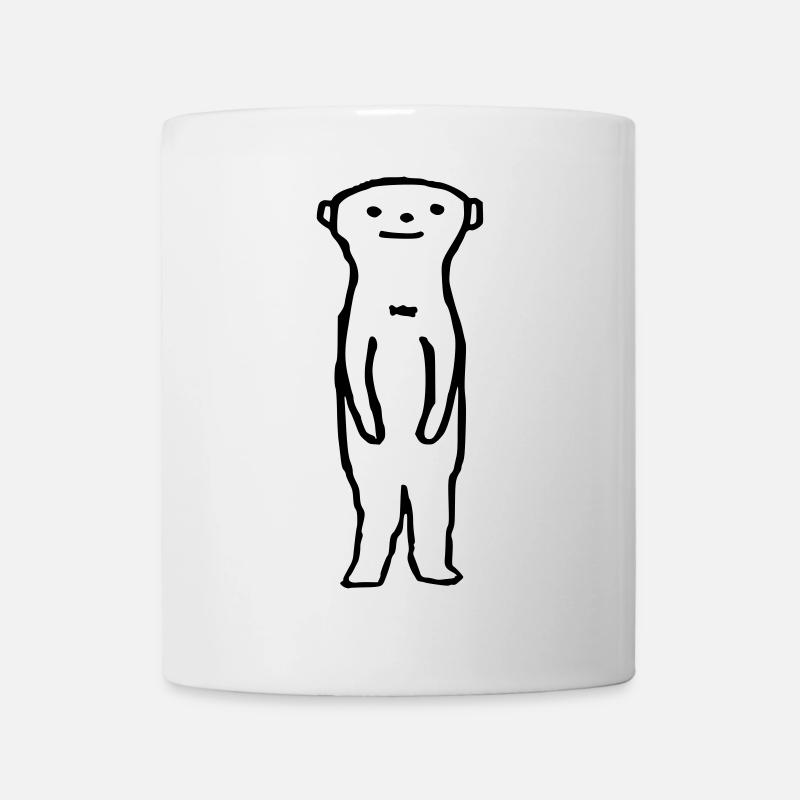 Murmel, die Geschichte eines Meerkats. - Tasse - Weiß