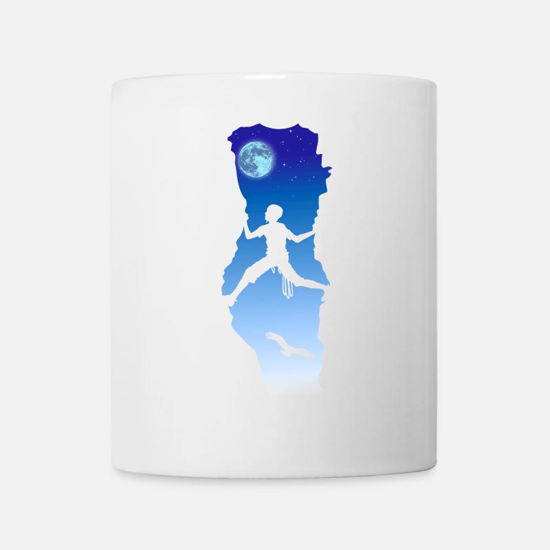 Escalade de nuit - Mug blanc - blanc