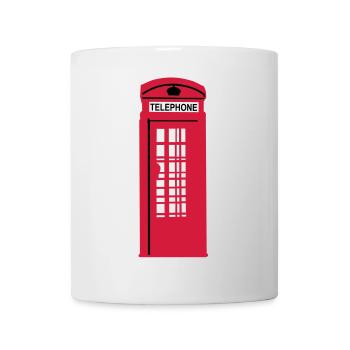 Phone Box London - Tasse - Weiß - Vorne