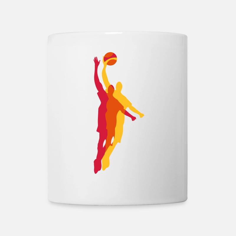 Basketball spielen - Tasse - Weiß