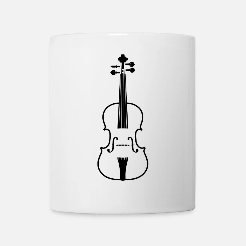 Geige - Tasse - Weiß