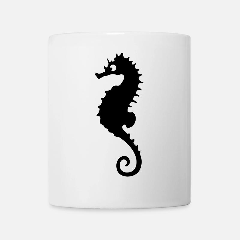 Seepferdchen - Tasse - Weiß