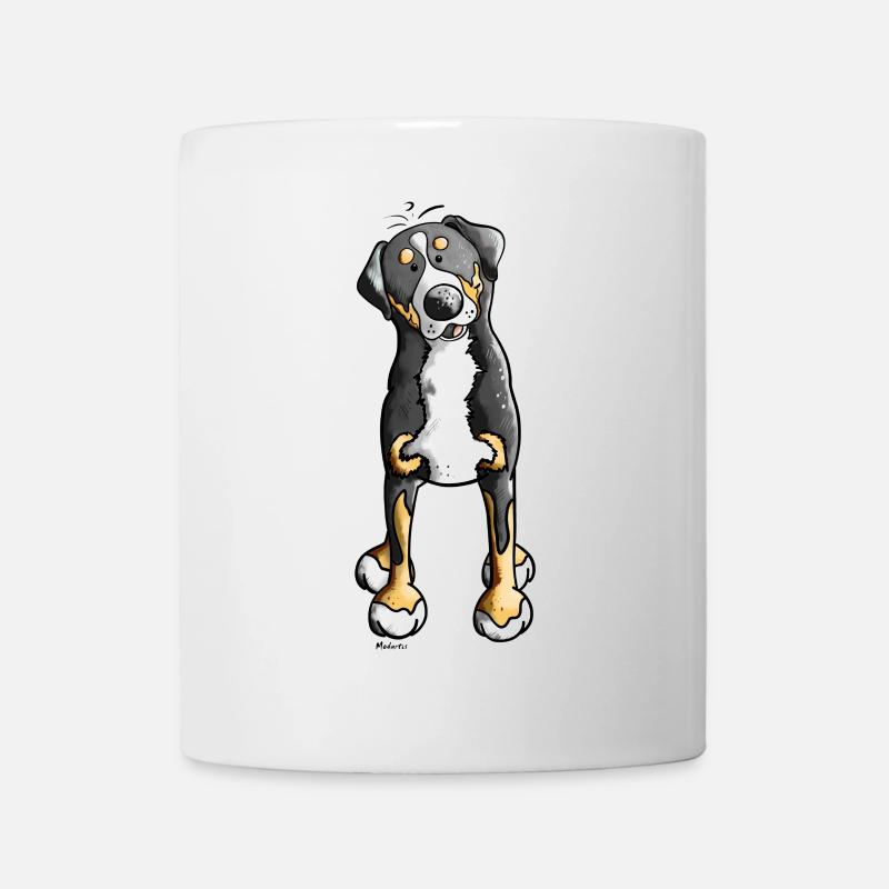Drôle Grand Bouvier Suisse - Mug blanc - blanc