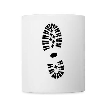 Footprint (super cheap) - Mug - white - Front