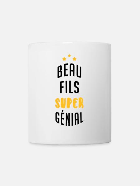 belle-fille / beau-fils / beau fils / belle fille - Mug blanc - blanc