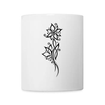 Lotus lotus flower lotus flower yoga - Mug - white - Front