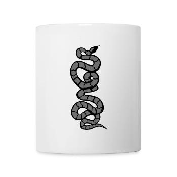 Snake Python grey - Mug - white - Front