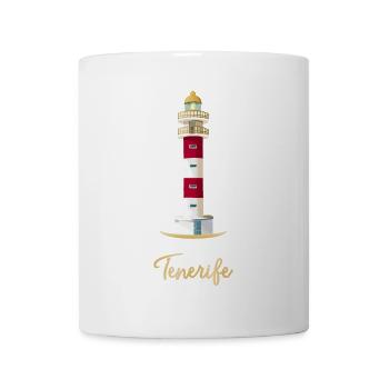 Tenerife, Phare de Punta de Teno, Îles Canaries - Mug blanc - blanc - Devant