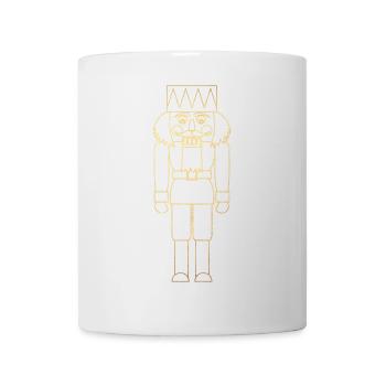Casse-Noisette Gold Lines Noël Noël - Mug blanc - blanc - Devant