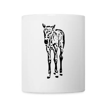 Horses T-shirt Gift Rider - Mug - white - Front
