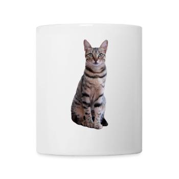 Katze Kätzchen Tigerkatze Katzenshirt Geschenk - Tasse - Weiß - Vorne