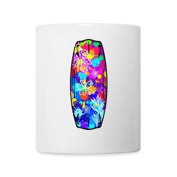 Surfboard, Water Sports, Wakeboard, Surfing, Waterskiing - Mug - white - Front
