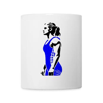 Ringen - Tasse - Weiß - Vorne