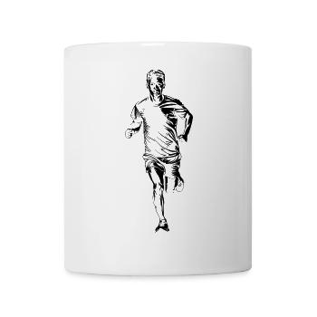 Jogger Drawing - Mug - white - Front