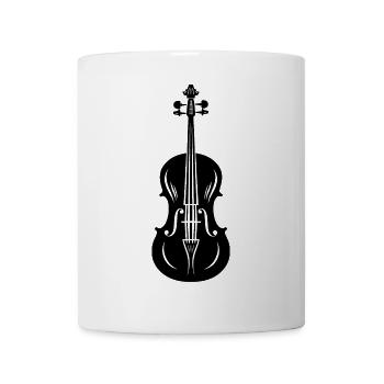 Graphic Violin - Mug - white - Front