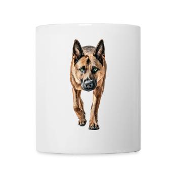 Belgischer Malinois - Tasse - Weiß - Vorne