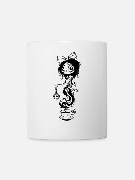 Tea Party Alice au Pays des Merveilles Gothique - Mug blanc - blanc