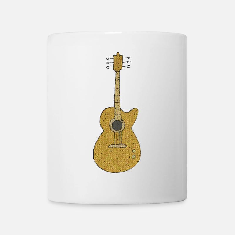 guitar - Mug - white
