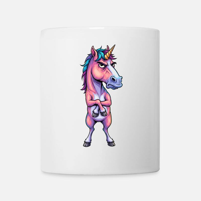 Grim Unicorn – Not Always Glittering - Mug - white