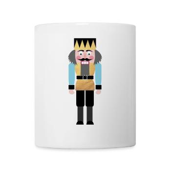 Casse-Noisette Or Noël Noël Figurine de l’Avent - Mug blanc - blanc - Devant