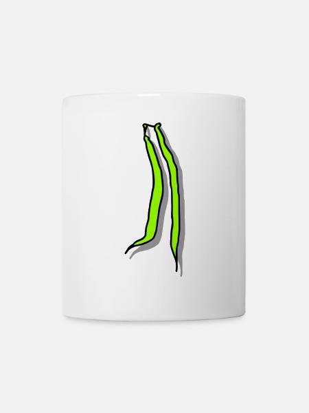 Haricots verts - Mug blanc - blanc