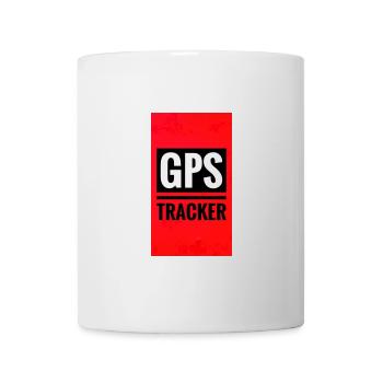 GPS Tracking Poster Style - Mug - white - Front
