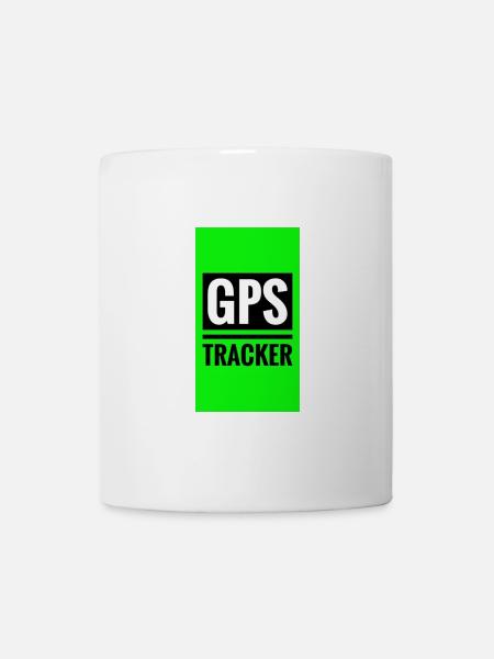 GPS tracking-like design - Mug - white
