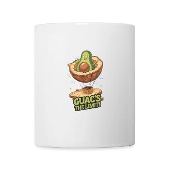 Avocado Heißluftballon - Guac's The Limit - Tasse - Weiß - Vorne