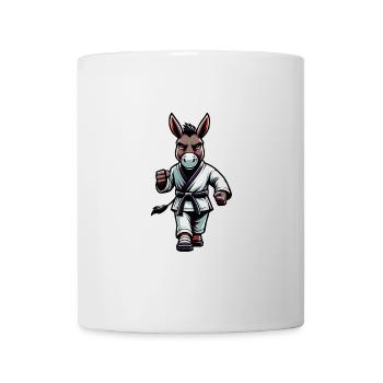 Funny Karate Donkey Humor Martial Arts - Mug - white - Front