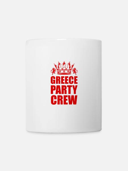 Voyage en équipe de fête en Grèce - Mug blanc - blanc