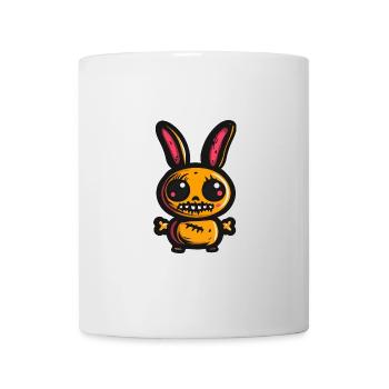 Lapin Halloween Bande Dessinée Zombie - Mug blanc - blanc - Devant