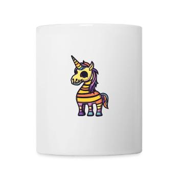 Einhorn Halloween Comic Zombie - Tasse - Weiß - Vorne