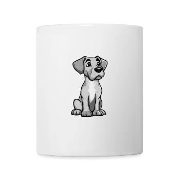 Dogue Allemand Chien Bande Dessinée Bébé - Mug blanc - blanc - Devant