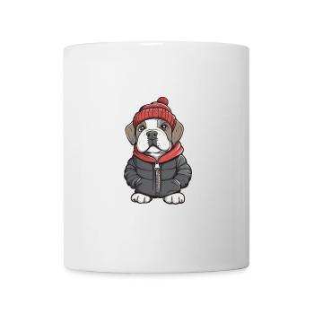 Chien Mastiff Hiver - Mug blanc - blanc - Devant