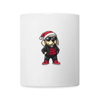Labrador chien Noël Noël laid Noël - Mug blanc - blanc - Devant