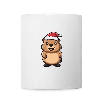 Beaver Christmas Christmas - Mug - white - Front
