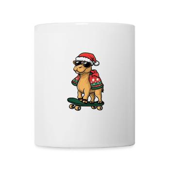 Kamel Weihnachten Lustig - Tasse - Weiß - Vorne