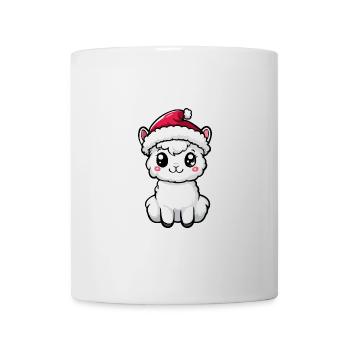 Alpaca Llama Christmas Cute - Mug - white - Front
